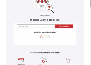 Screenshot von https://www.fakeshop-finder.de