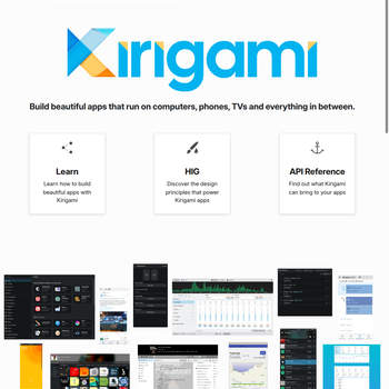 Screenshot von https://develop.kde.org/frameworks/kirigami/