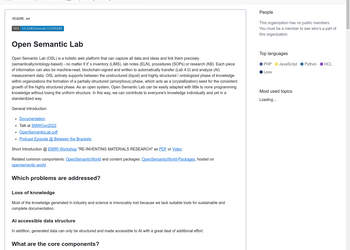 Screenshot von https://github.com/OpenSemanticLab